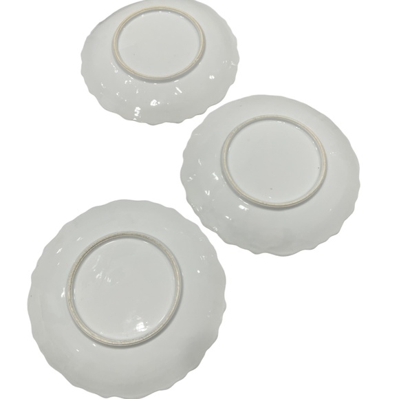 VINTAGE ROSE FLORAL & GOLD CHINA PLATES - SET OF 3 - Picture 13 of 16